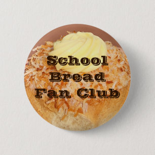 School Bread 2 Inch Round Button