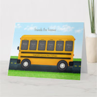 School Bus 6 Photo Frame Custom Best Friends