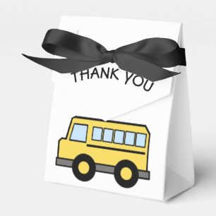 School Bus Birthday Favor Box