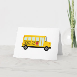 School Bus Card