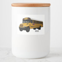 School bus cartoon illustration