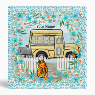 School Bus Day back to school reading binder