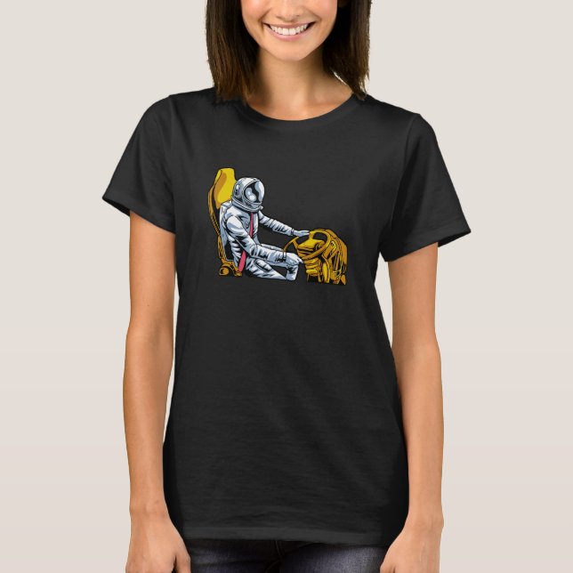 School Bus Driver Astronaut Space   Work Job Bus D T-Shirt (Front)