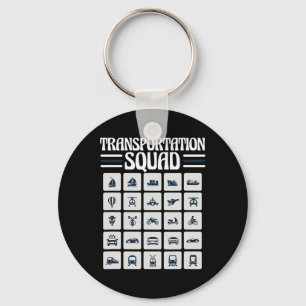 School Bus Driver Back To School Funny Transportat Keychain