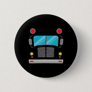 School Bus Driver Costume Halloween Fun Adults And 2 Inch Round Button