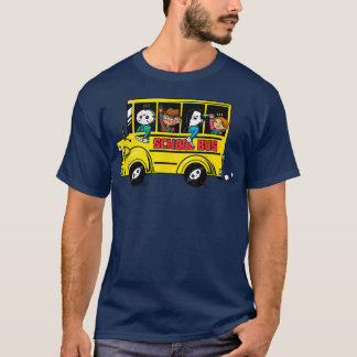 School Bus Driver Horror Scary Teacher Preschool H T-Shirt