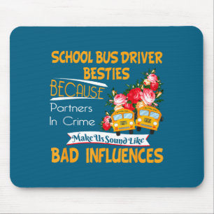 School Bus Driver Ies Mouse Pad
