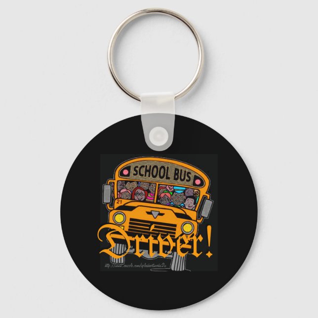 "School Bus Driver" Keychain (Front)