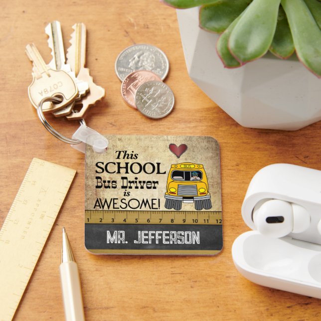 School Bus Driver   Keychain (Desk)