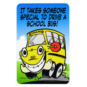School Bus Driver Magnet