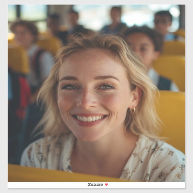 School Bus Driver Photo Customize (Sheet)