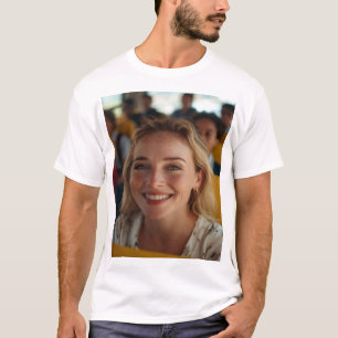 School Bus Driver Photo Customize T-Shirt