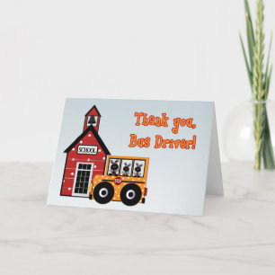 School Bus Driver Thank You Card