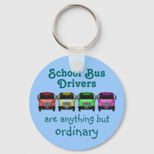School Bus Drivers Keychain