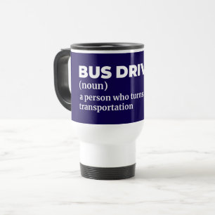 School Bus Hero Definition Travel Mug