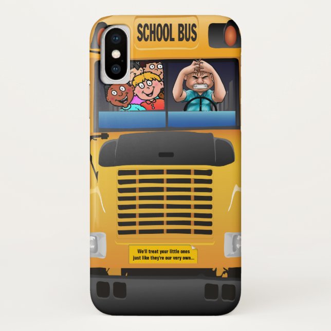 school bus iphone case (Back)