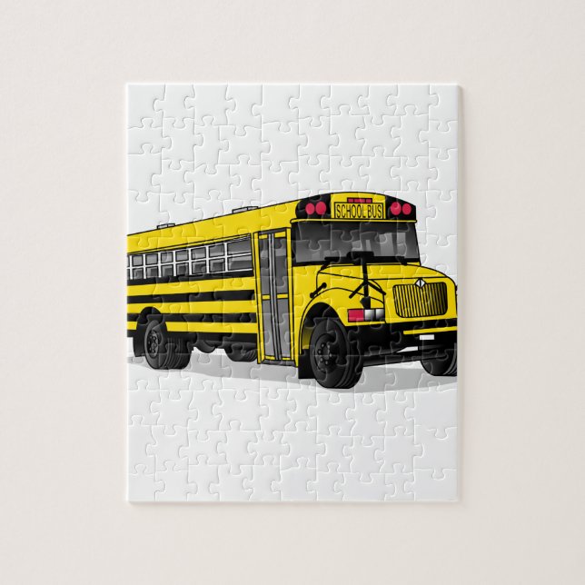 School Bus Jigsaw Puzzle (Vertical)