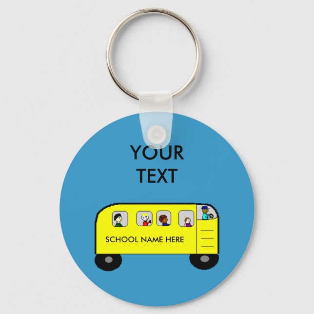 SCHOOL BUS - keychain (Front)