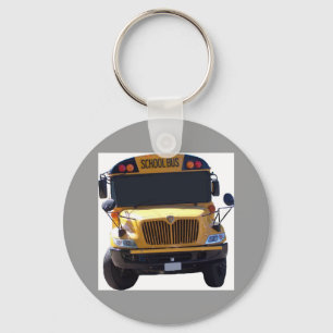 School bus keychain