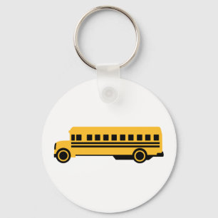 School bus keychain
