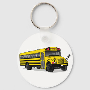 School Bus Keychain