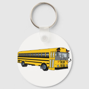 School Bus Keychain