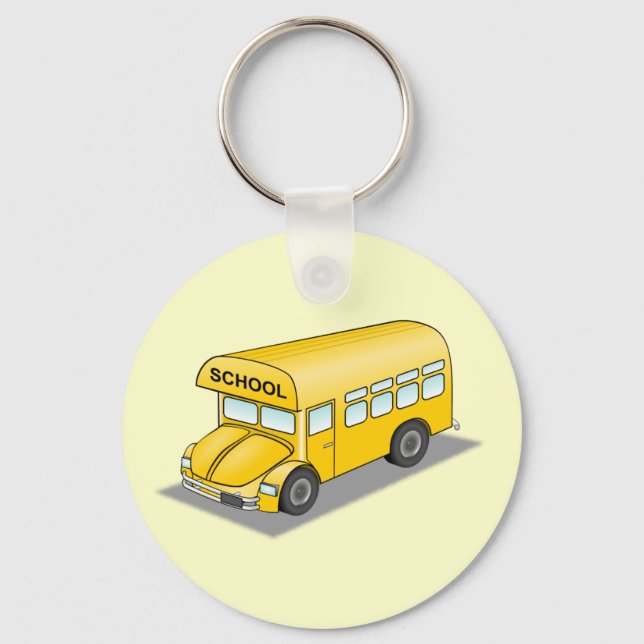 School Bus Keychain (Front)