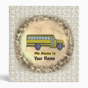 School Bus Kids Binder