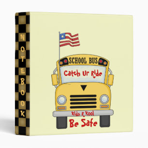 School Bus Kids R Kool Fun Notebook Avery Binder
