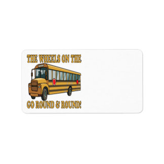 School Bus Label