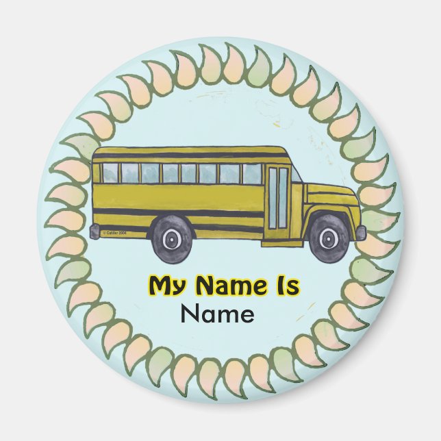 School Bus  magnet   (Front)