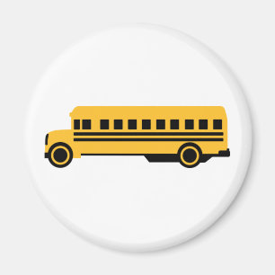 School bus magnet