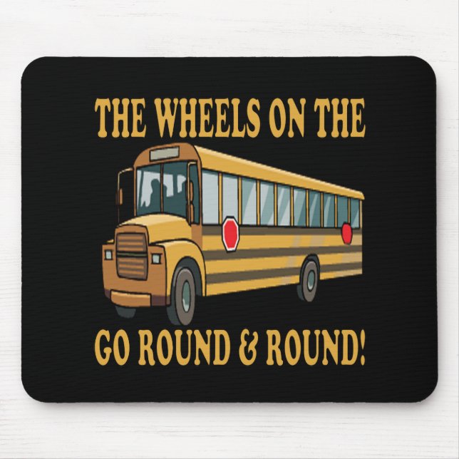 School Bus Mouse Pad (Front)