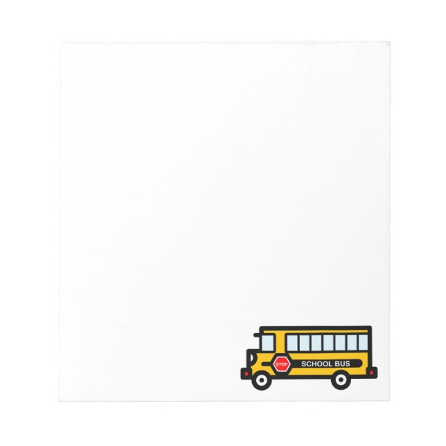 School bus notepad (Front)