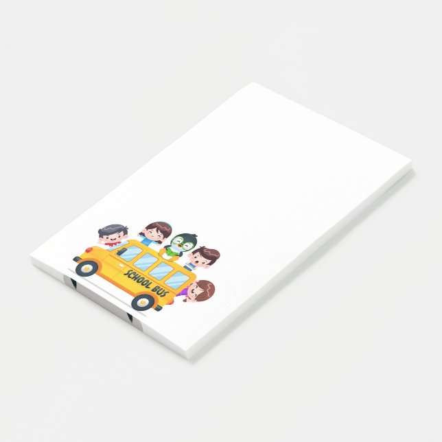School Bus Post-it Notes (Angled)