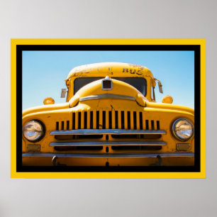 School Bus Poster