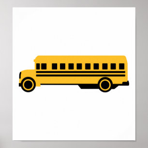 School bus poster