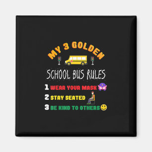 School Bus Rules For Students Funny School Bus Magnet