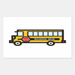 School bus sticker