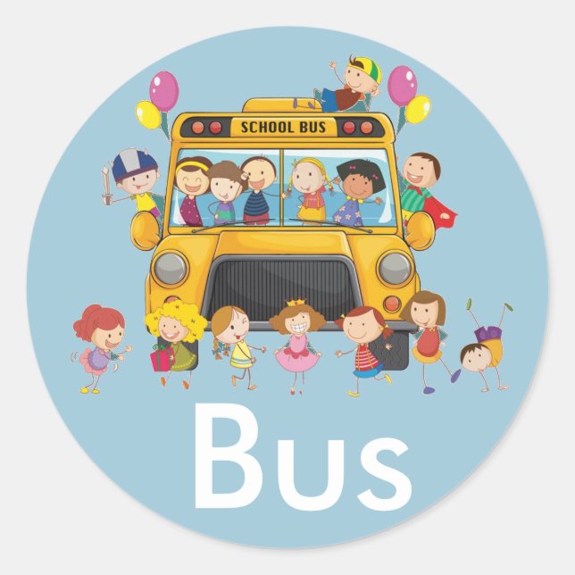 School Bus Sticker Pack (Front)