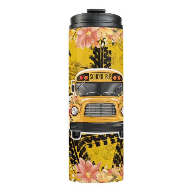School Bus Thermal Tumbler (Front)