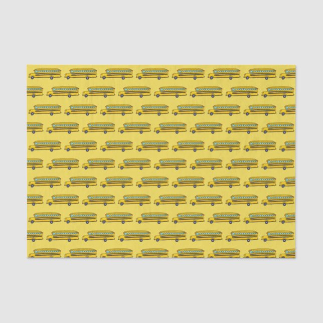 School Bus Tissue Paper (Front)