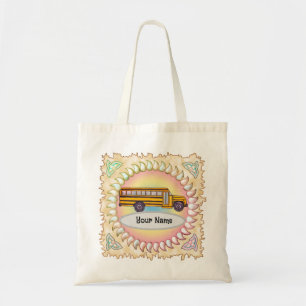 School Bus  Tote Bag