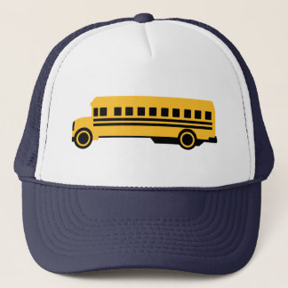 School bus trucker hat