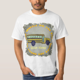 Wheels On The Bus Clothing Apparel Shoes More Zazzle CA