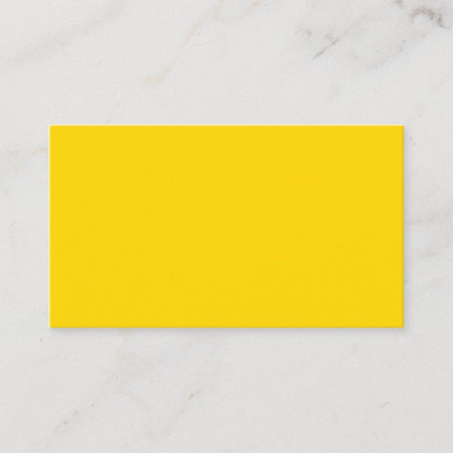 School Bus Yellow Standard Business Card (Front)