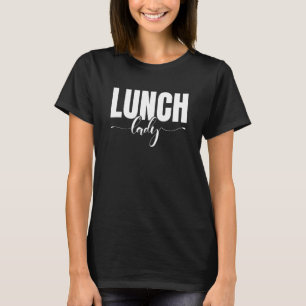 School Cafeteria Crew Leopard Lunch Lady 1 T-Shirt