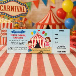 School Carnival Fundraiser PTA Event