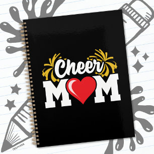 School Cheerleader Squad Sports Proud Cheer Mom Planner