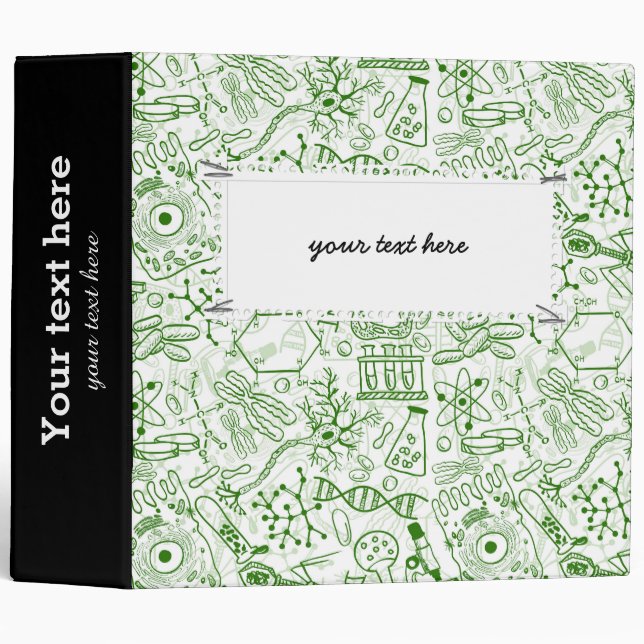 School chemical pattern binder (Front/Spine)